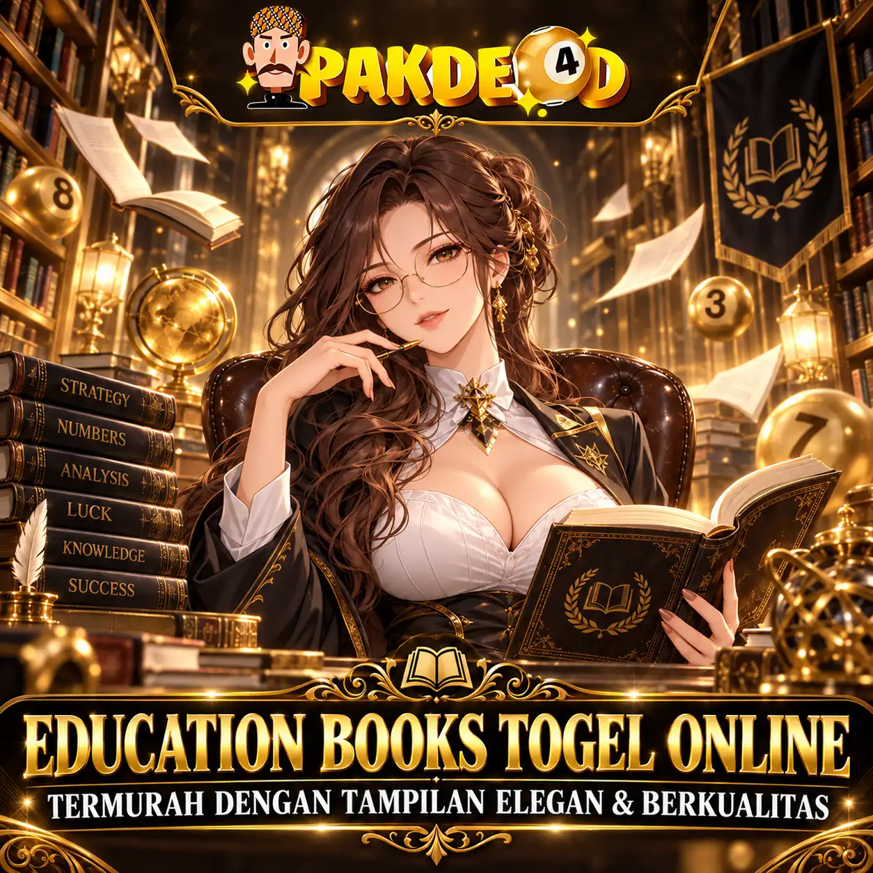 PAKDE4D: Education Books Togel Online Termurah dengan Tampilan Elegan & Berkualitas