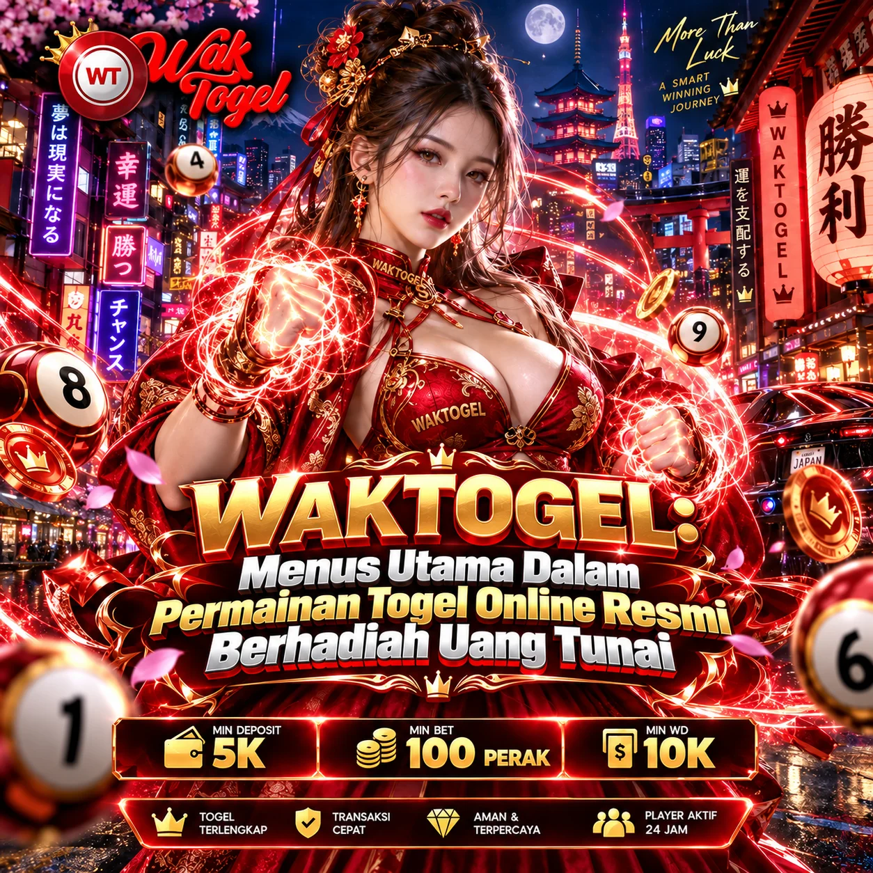 WAKTOGEL: Menus Utama Dalam Permainan Togel Online Resmi Berhadiah Uang Tunai