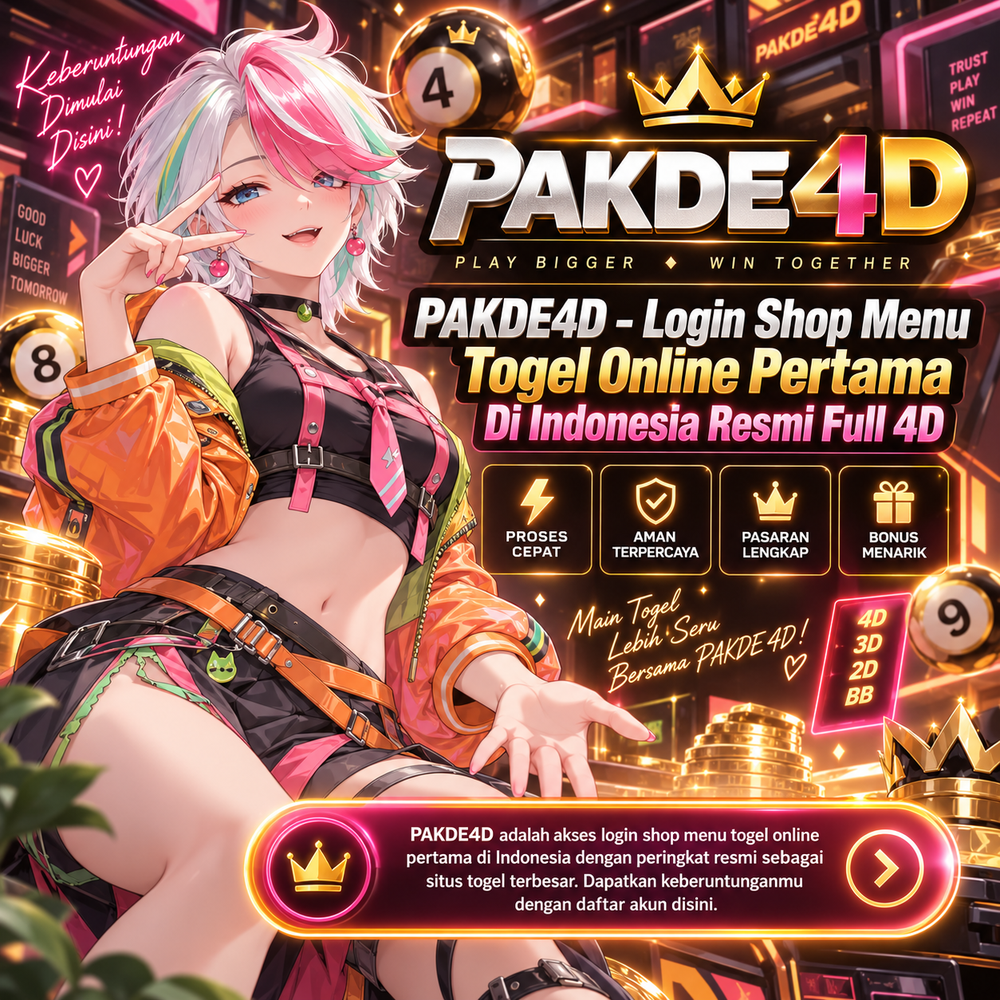 PAKDE4D - Login Shop Menu Togel Online Pertama Di Indonesia Resmi Full 4D