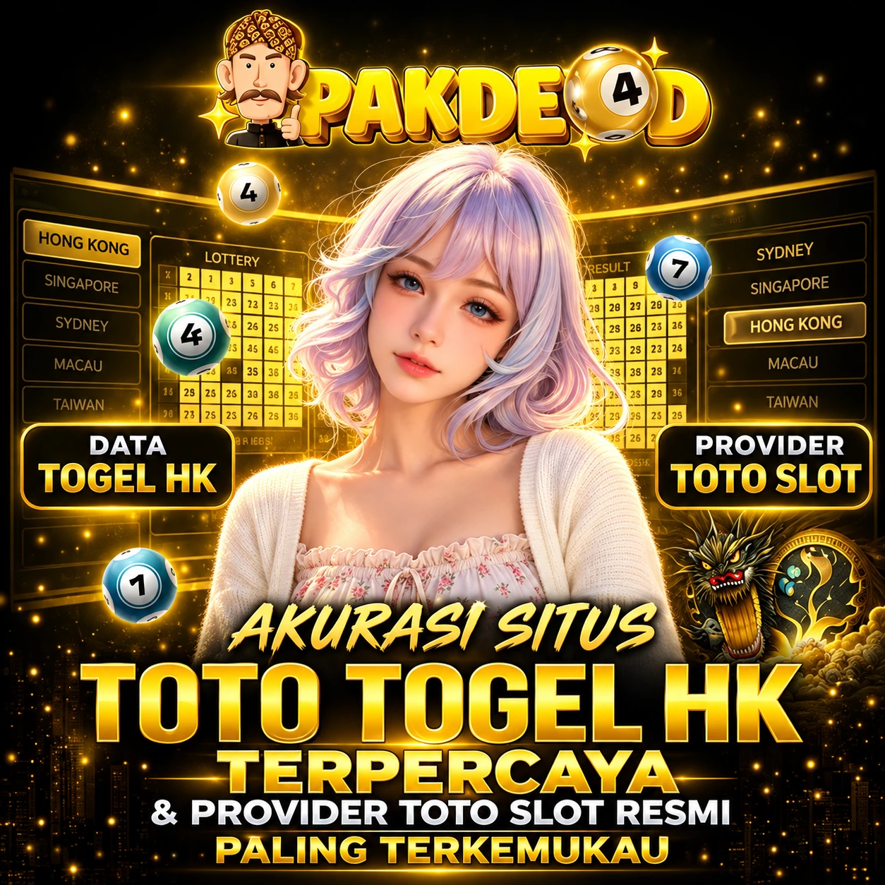 PAKDE4D | Akurasi Situs Toto Togel Hk Terpercaya & Provider Toto Slot Resmi Paling Terkemukau