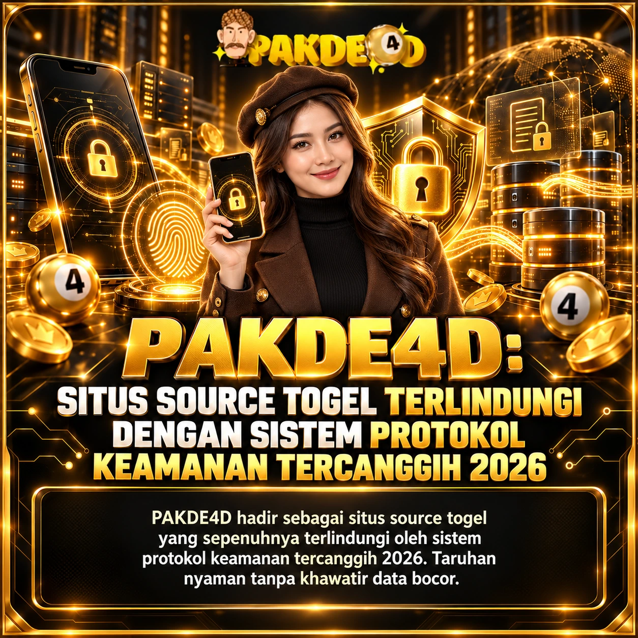 PAKDE4D: Situs Source Togel Terlindungi Dengan Sistem Protokol Keamanan Tercanggih 2026